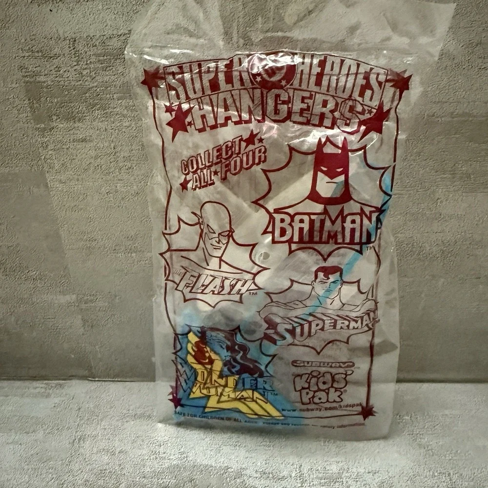 1998 Subway Justice League DC Comics WONDER WOMAN Invisible Plane Hanger
